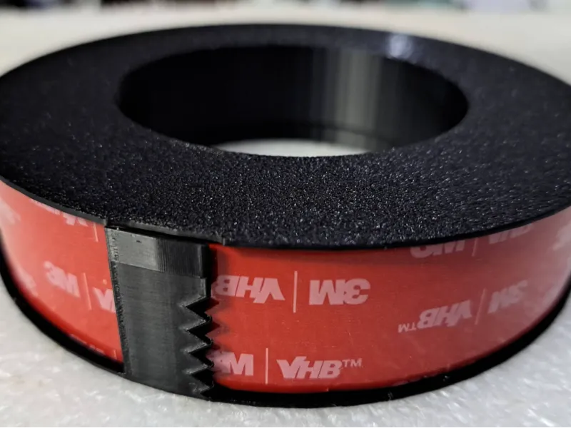 76mm diameter 1" wide 3M VHB tape roll holder
