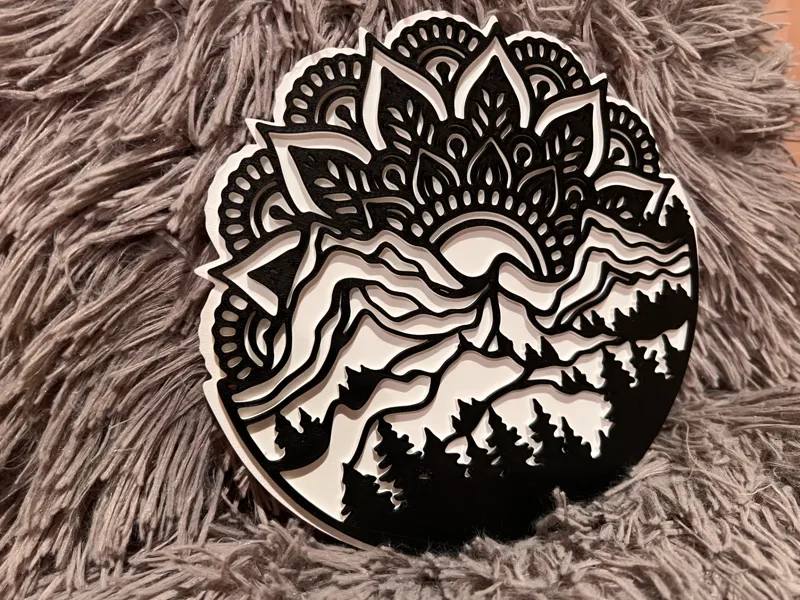 Mandala in Mountains