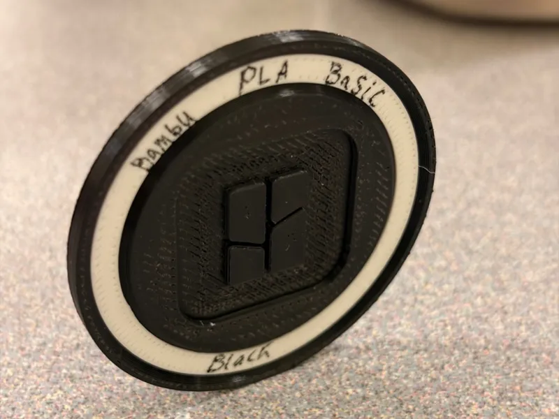 Bambu Labs Poker Chip Color Swatch NO AMS