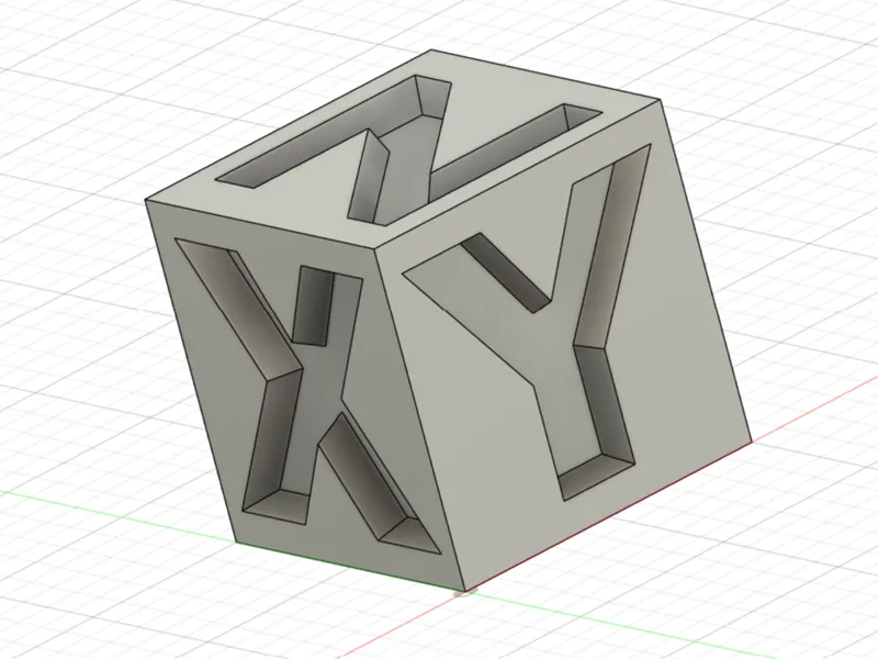 XYZ Cube Calibration 50mm