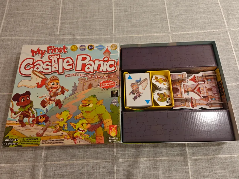 城堡惊魂儿童版桌游收纳My First Castle Panic Inserts