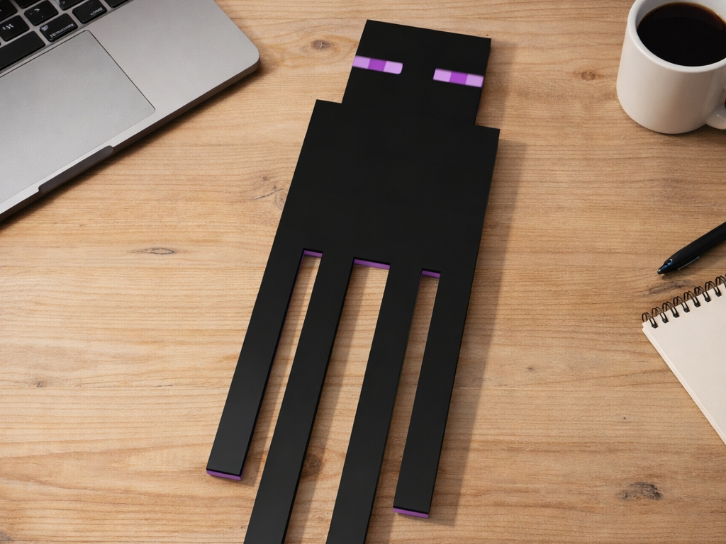 Minecraft Enderman als Magnet/ für Schultüte etc.