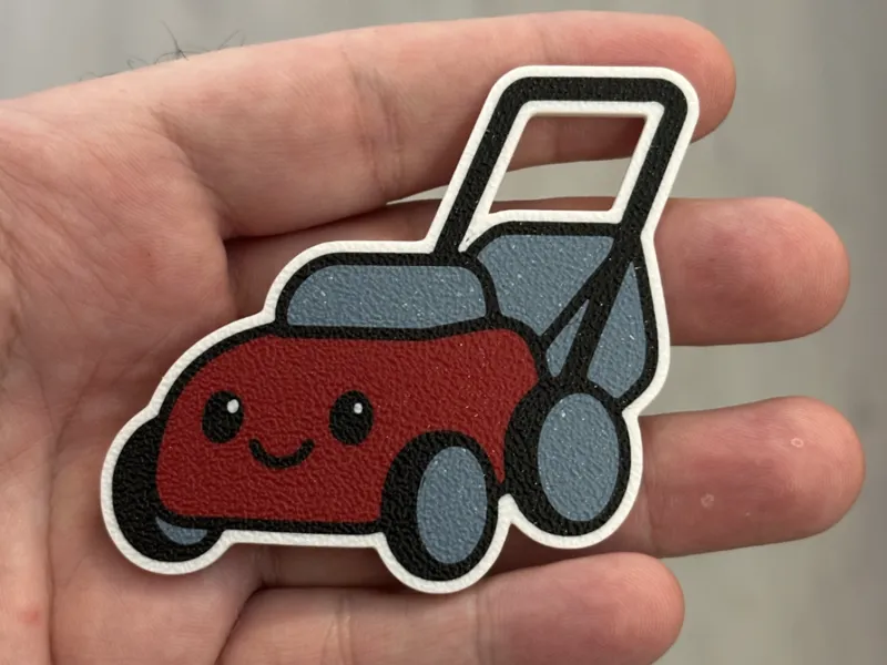 Lawnmower keychain