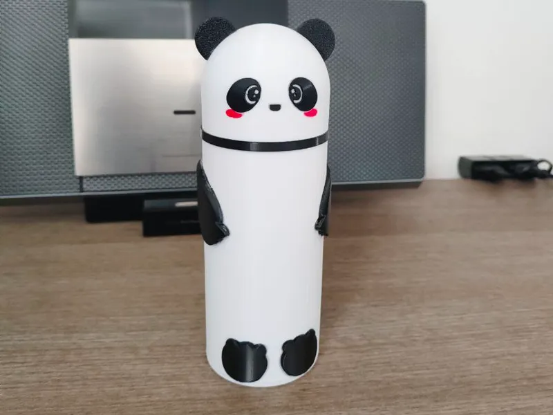 Pencil Case Panda Multipart