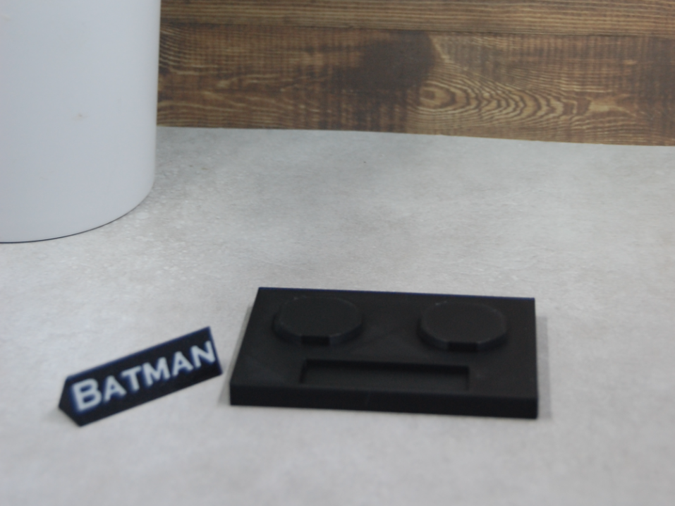 500% Brick Display Stand with Custom Name Plate