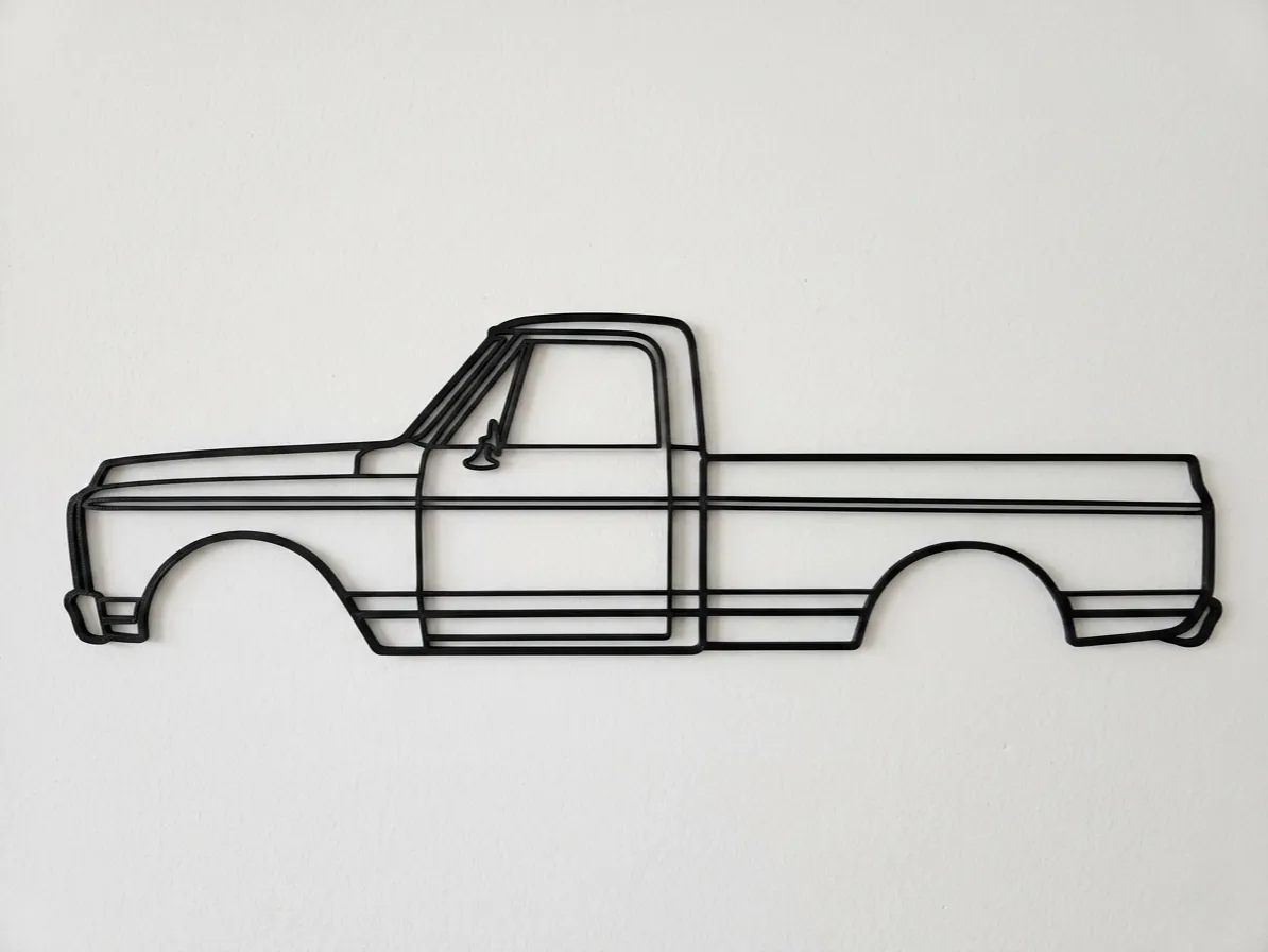 Décoration murale Chevrolet C10 2e génération