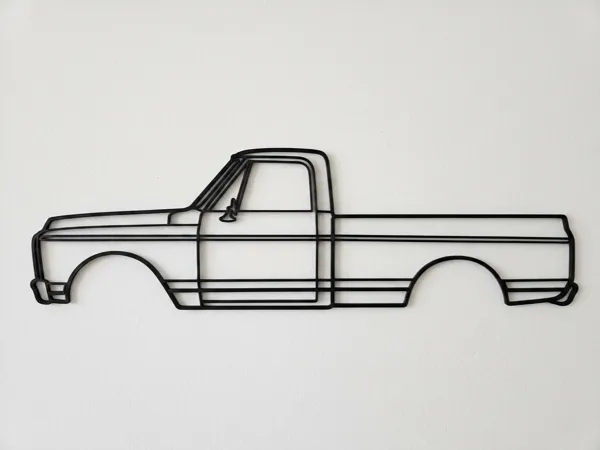Décoration murale Chevrolet C10 2e génération
