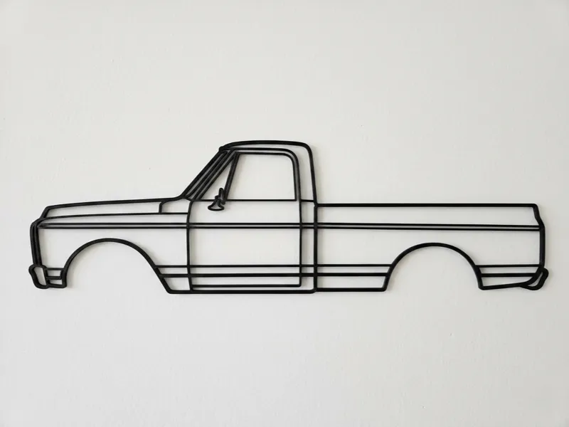 Chevrolet C10 2nd Gen Wall Art