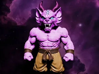 DEMON WARRIOR - MYSTICFORGEWORKS LOGO