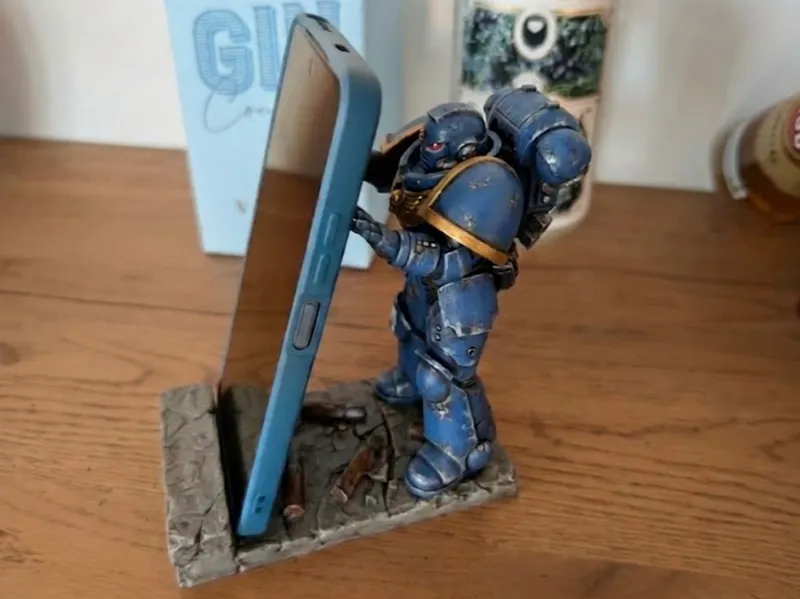 Space Soldier Emperor's Phone Stand and Desk Dock
