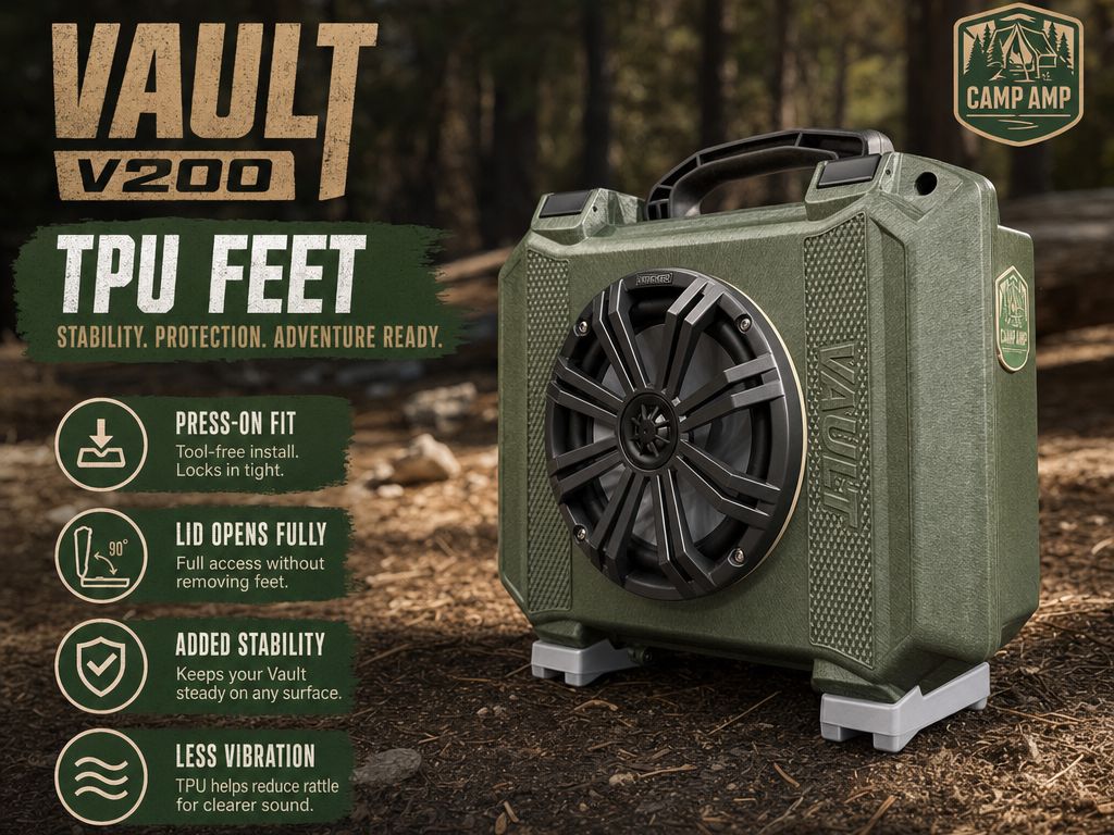 TPU Rubber Feet V200 Pelican Vault Case