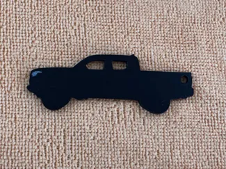 Toyota Tacoma silhouette keychain 