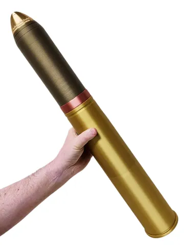 Accesorio para impresora 3D: US WW1 Artillery Shell with Rotating Fuze — vista de referencia 3