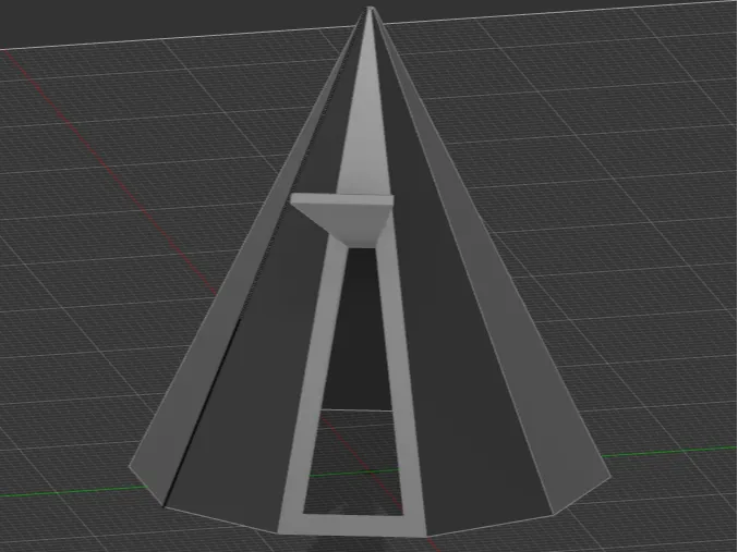 10-Sided Beach Tent 1:30 Scale