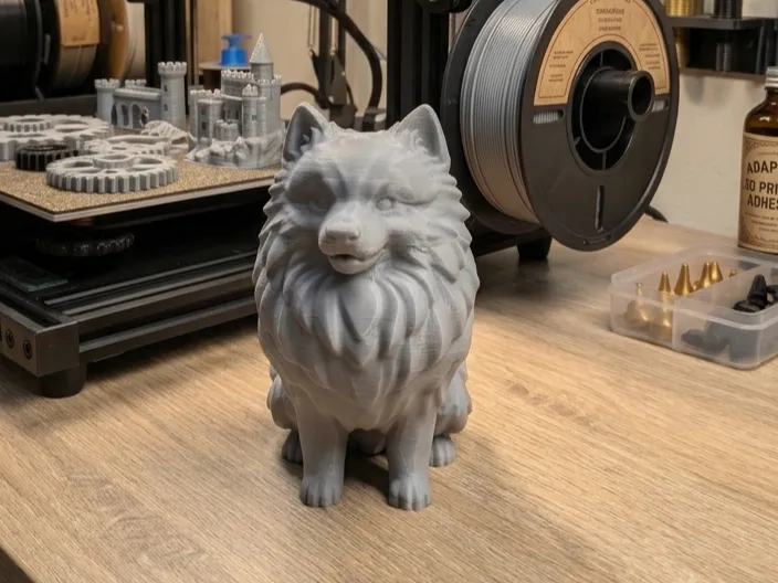 Samoyed Statue
