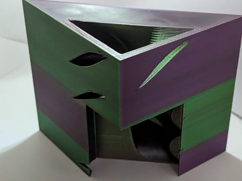 Triangle Dice tower