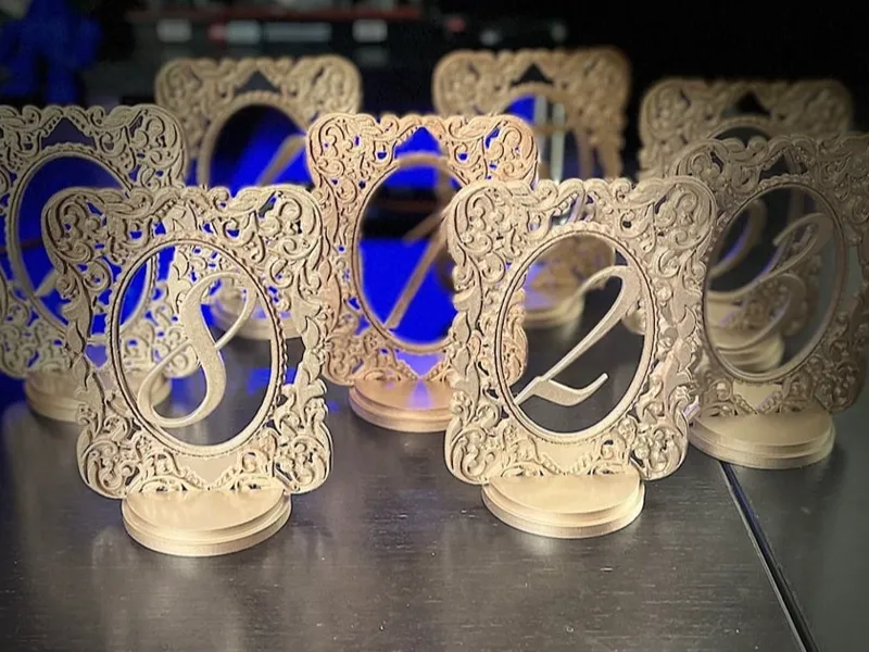 wedding table top numbers!