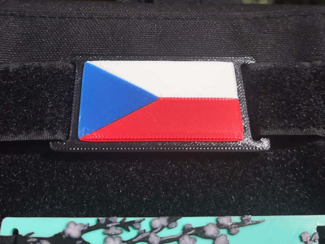 Czech Molle flag 3D model