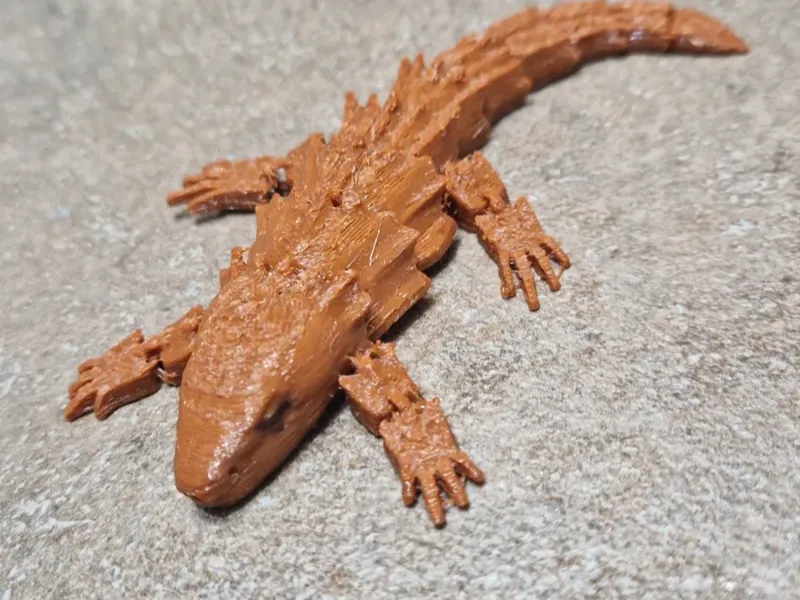 articulated 3D lizard - Free 3D Print Model - MakerWorld