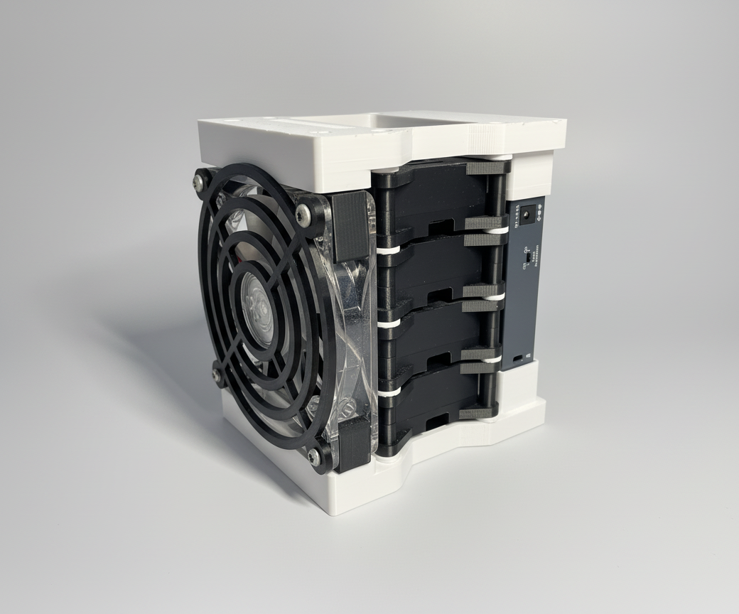 Miniatura 2 do modelo 3D Modular Raspberry Pi Cluster