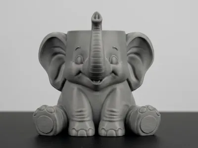 Happy Trunk Little Elephant Holder