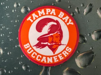 Retro Tampa Bay Buccaneers Coaster