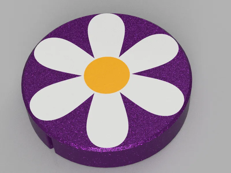 Libre2 sensor cover with flower