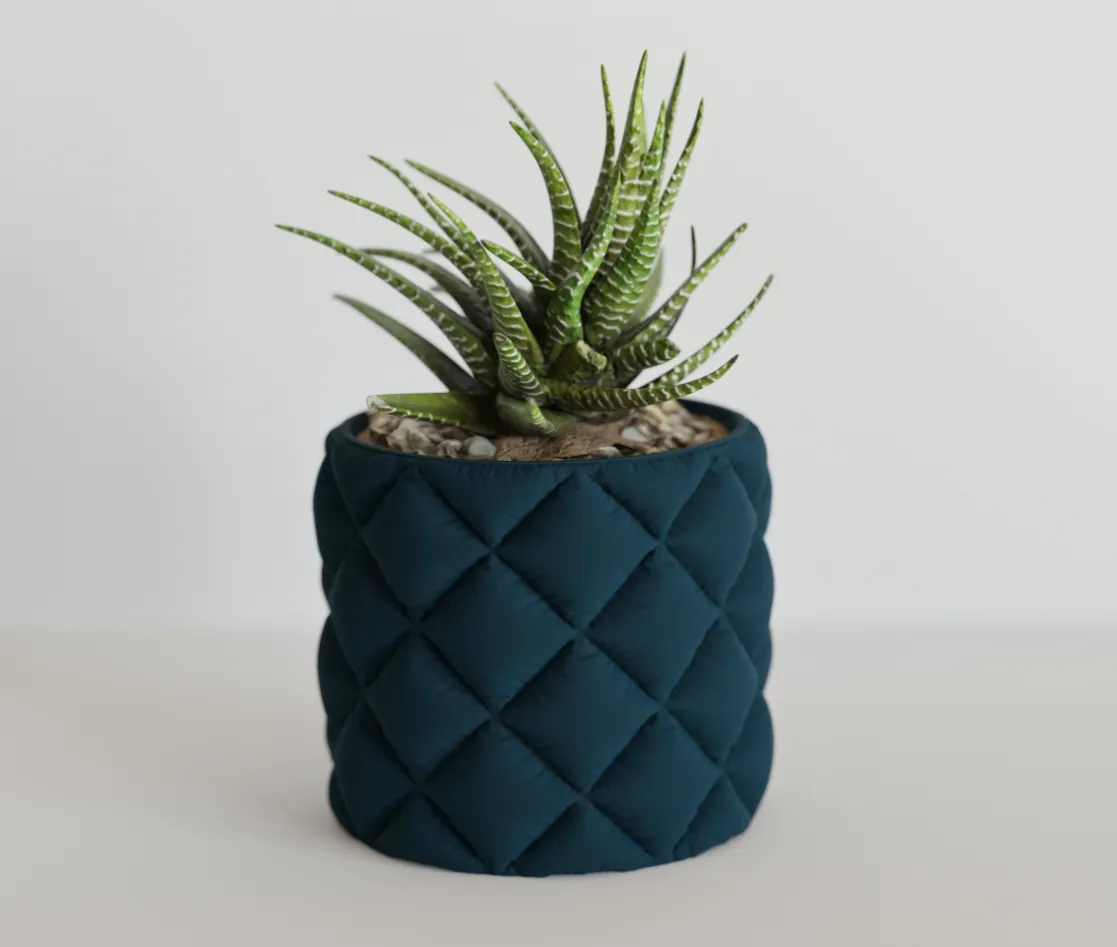 Cloth flower pot 9 view 2