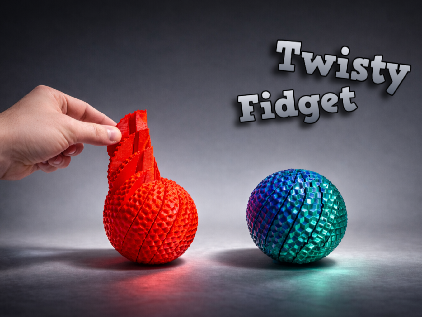 Geometric Twisty Fidget Ball