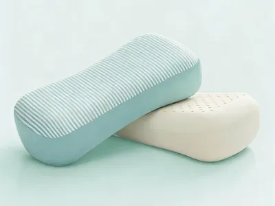 Pillow-shaped draining soap dish