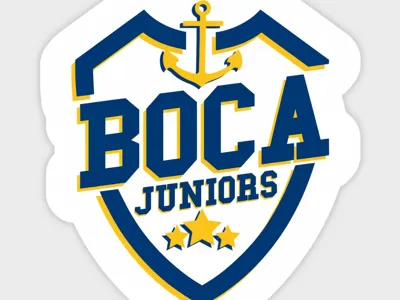 unique Boca Juniors shield