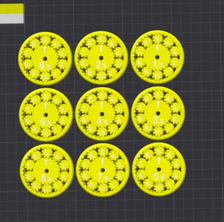 新款MATH FIDGET SPINNERS 数学指尖陀螺教学工具