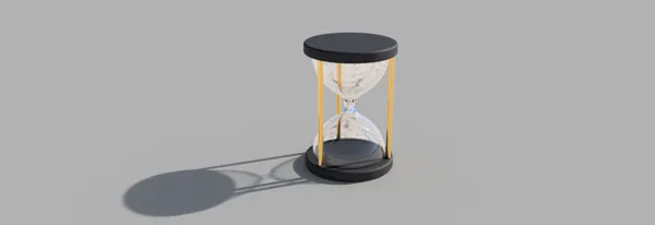 Horloge sablier décorative