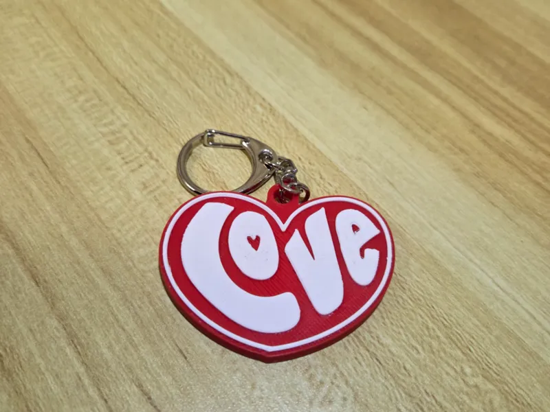 Nfc Heart Love Keychain