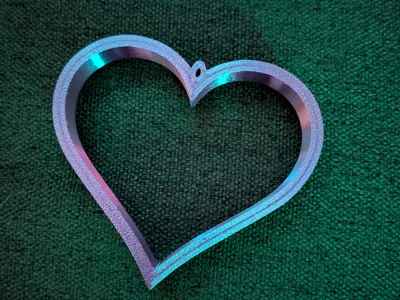 Hollow Heart Pendant