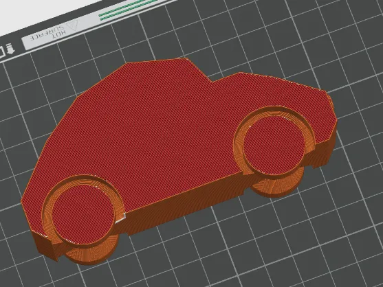 print in place car toy