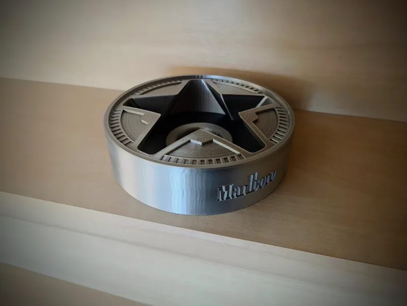 Retro Silver Star Ashtray