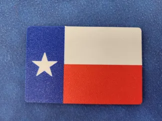 Texas Flag Poker Dealer Cut Card