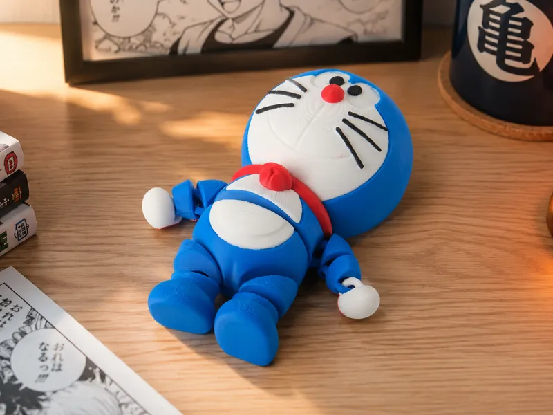 Doraemon Inspired Flexi Toy Anime Fidget