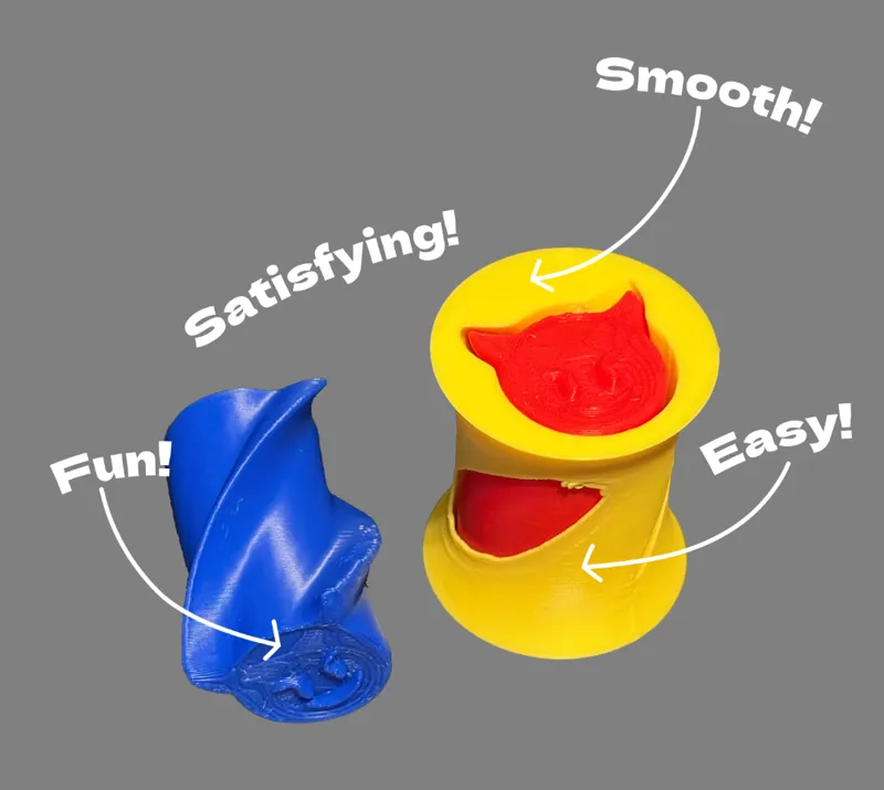 Demon Emoji Spiral Fidget Toy