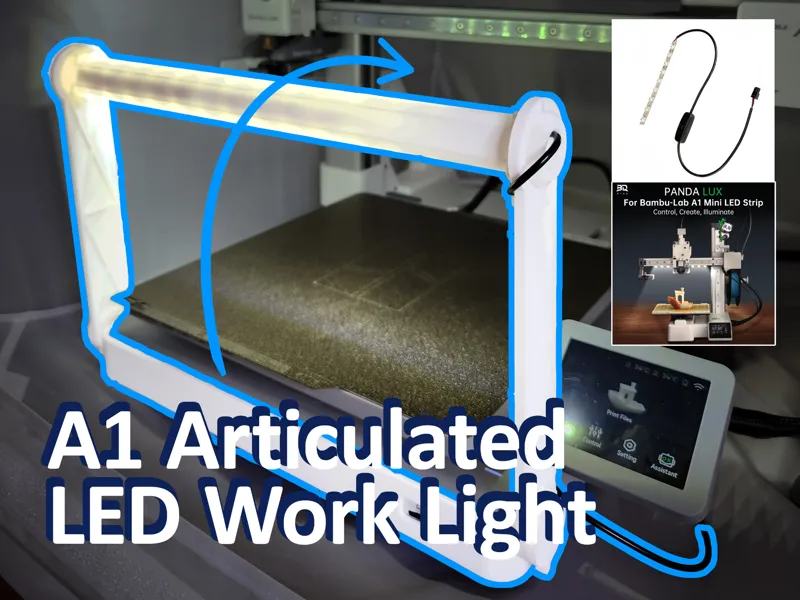 Articulated LED Work Light for A1