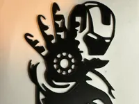 Silhouette Iron Man (déco murale) — photo 2