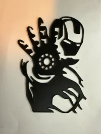 Silhouette Iron Man (déco murale) — photo 3
