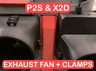 P2S & X2D purge/poop bin exhaust fan + panda den