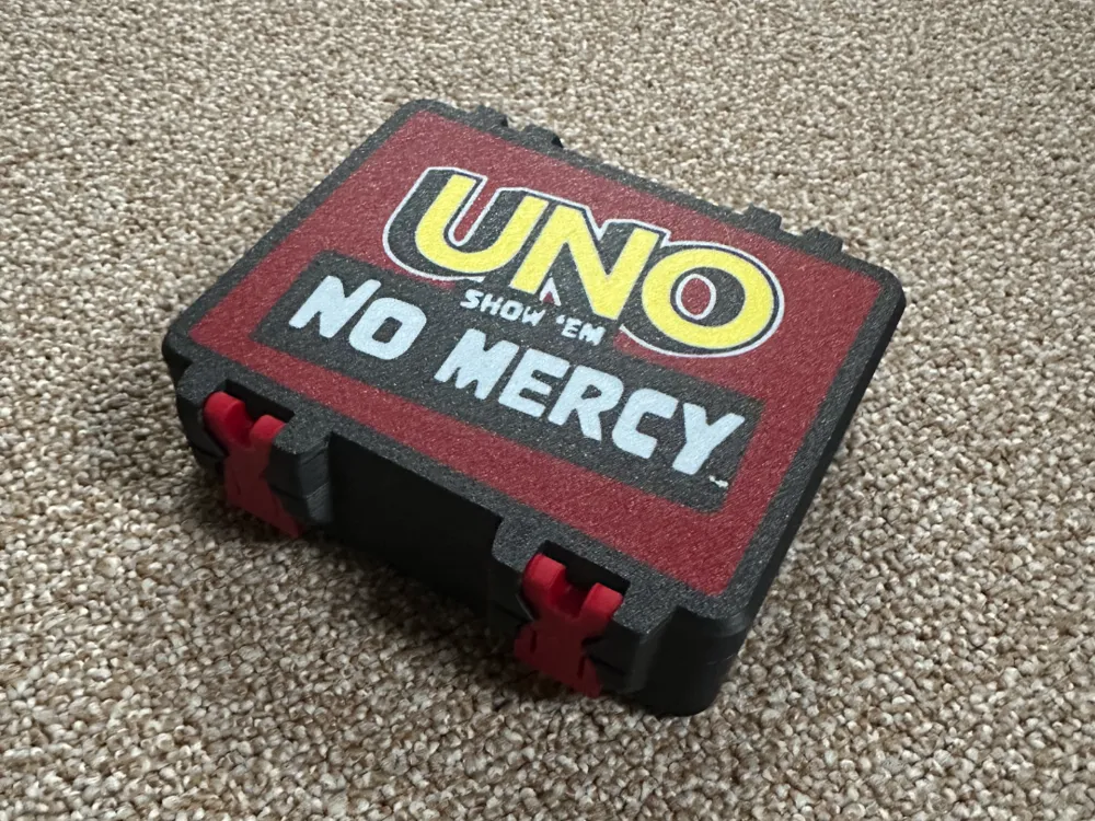 Uno No Mercy Box with QR code in German/Deutsch Remixed by Magr099 MakerWorld