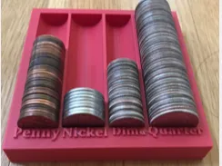usa curency coin holder