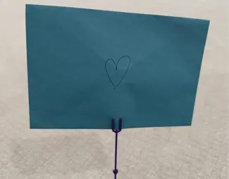 Floral Pick Card Holder