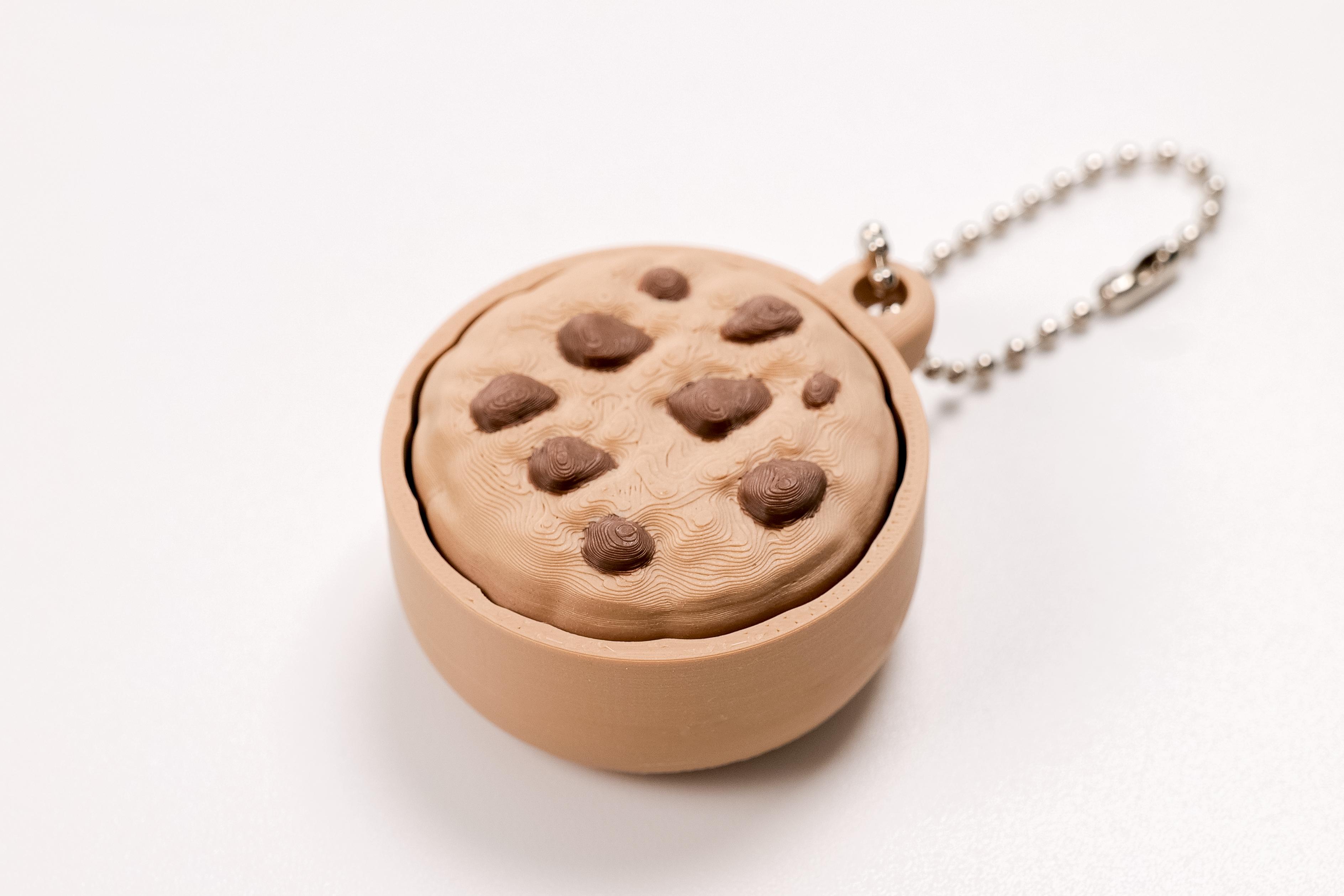 Chocolate Chip Cookie Clicker‐Cute Fidget Keychain - 1