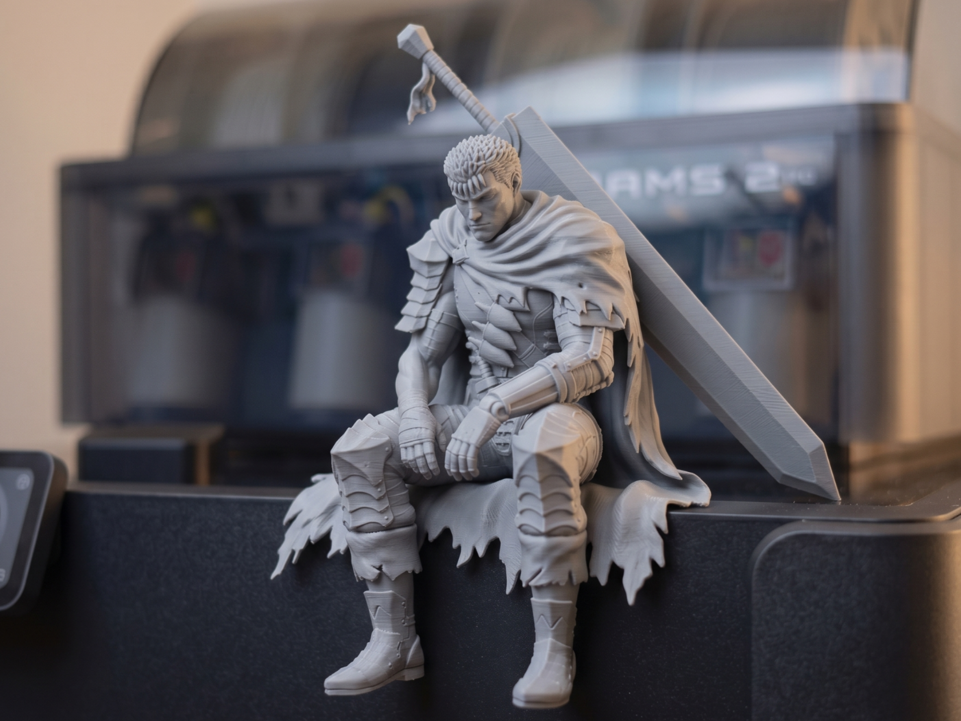 Guts (Berserk) - The Black Swordsman Sitting