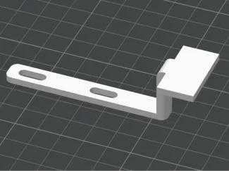 Reed contact holder for hoermann garage door